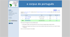 Desktop Screenshot of corpusdoportugues.org